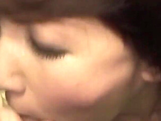 Dirty Asian Scene-3 japanese Wive Likes a Blowjob in the Kitchen