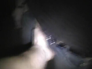 A blowjob in the video booth