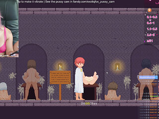 Dick Hungry Sluts! Castle of Tempation Part 1 ExotiqFox Gamer Girl Gooning Live Masurbation