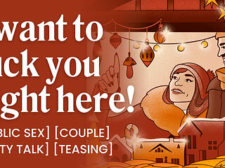 ASMR Audio Porn: Secret Public Sex with Your Boyfriend at a Christmas Market - Teasing & Dirty Talk - Erotic Audio for Women