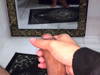 Brazilian masturbating