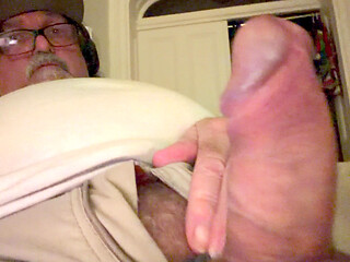 Grandpa's penis masturbation passion