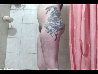 Bathing in a Cold Day