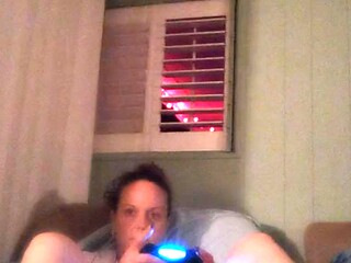 Beautiful and busty mom seductively asks who wants to play with her.