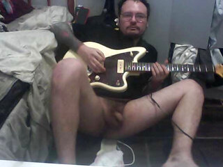 julot guitar rock and roll fetish art porno rock depravator play guitar nude brazil