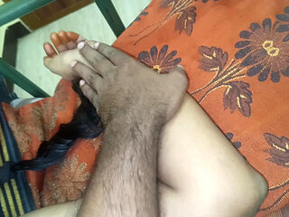 Housewife enjoying hot romance