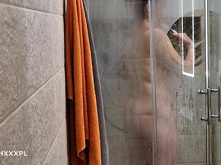 I Watch My Stepmom Masturbate While Taking a Shower