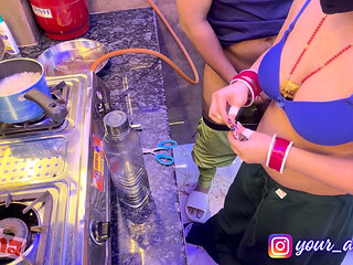 Alisha Bhabhi Fucked While Cooking ft. sammy sins