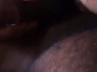 Sucking My Black Cock and Cumshot