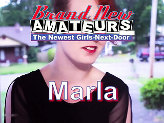 Hairy Ginger Newbie Marla Goes from Shy to Oral Prodigy