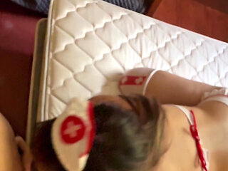 Sexy Nurse Gets Fucked and Eaten by Daddy