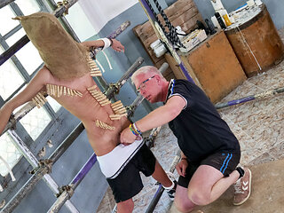 Tormenting A Hung Twink Captive - Part 1 - Ricky Vilela & Sebastian Kane