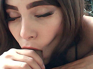 My Stepbrother Helps Me Build the Tree if I Give Him a Blowjob I Agreed