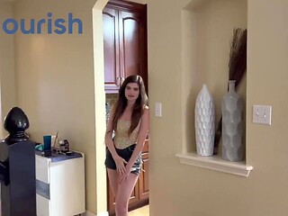 Petite brunette Nicole Rae gets BBC and doggystyle