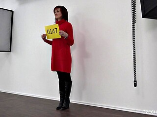 Irena Mature in Czech Casting