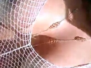 Amateur striptease and Solo masturbation