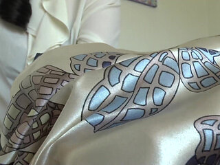 My New Satin Scarf Makes You Want to Cum and Weak, Scarf JOI, Lady Victoria Valente