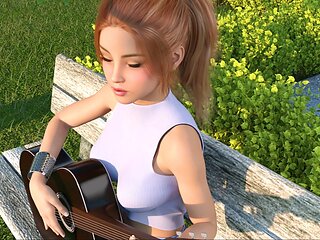 POV porn gameplay featuring 3D action with Melody in the spotlight