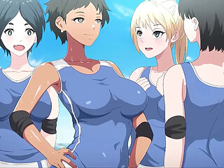 Hot sports girl gets filled by other sports men after her race