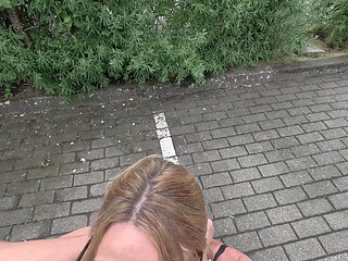 Submissive Blond Bossgirl Lets Herself Be Treated Nasty by the Chauffeur!!