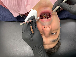 Nurse Bunny Checks Dr. Canada's Teeth Multi Angle
