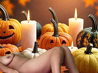 Hot Sex Halloween Picnic with Garabas and Olga