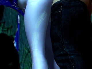 3D Horny Slut Asian Whore Wearing Sexy Dress Got Fucked by Big Dick