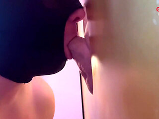 Horny Stiff Daddy Cock at the Gloryhole - I Cum All Over It & Have to Clean Him up!