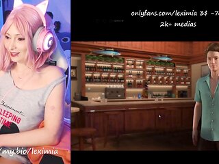 French amateur cam girl explores video games in this hot session