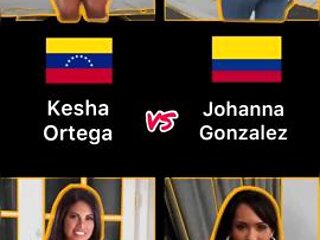 Compilation venezuelans girls vs colombians girls