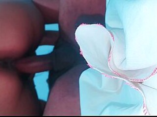 Amateur Latina girlfriend rides big cock in cowgirl position.