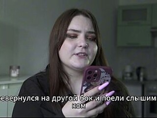 Russian MILF gets anal fucked by another man while husband watches