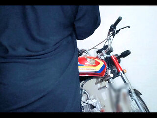 Bike Rider Girl First Time Meeting with Boyfriend