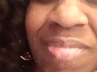 Beautiful black girl pees and farts under her mistress's command