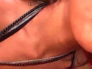 Skinny teen with hairy pussy fucked in swinger club