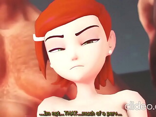 Gwen fucked by two guys