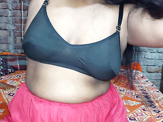 Young girl desi vabi talking
