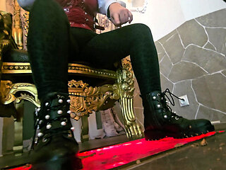 Monika Schmidt Food Crushing Spitting Bootworship Verbal Humiliation