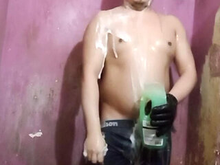 Jesus in boxer pulling his penis chapter 9