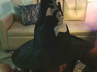 BBW witch fucked on all fours for her creation
