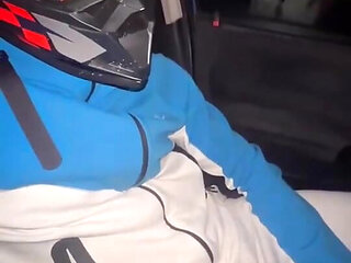 Nike Tech Fleece & MX Helmet