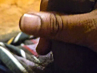 Indian boy playing with black dick
