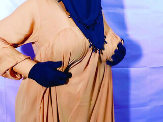 Indian Desi beautiful hijabi Muslim couple thirsty for sex
