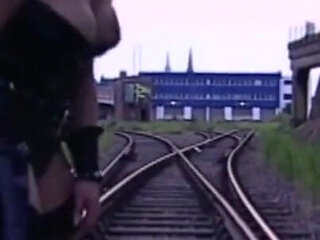 Dominating big boobs licking, whipping