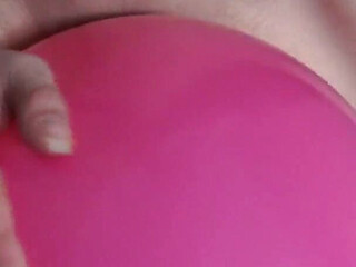 Naughty Teen Babe Ballon Fun!