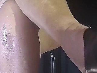 High Heels Clog Heels and Bare Feet