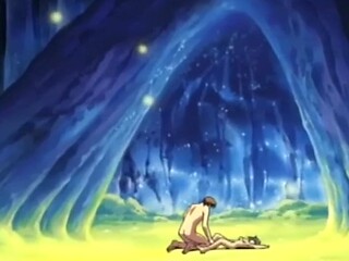 Petite anime girl with huge tits moans while getting fucked in missionary