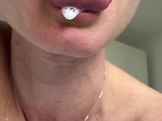 Solo Saliva Fetish
