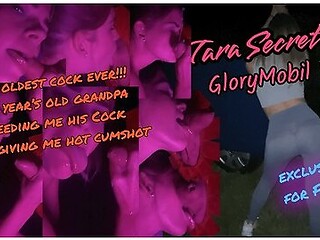 Tara Secret Glorymobil - Old Grandpa Enjoyed My Young Mouth And Gave Me Big Cumshot