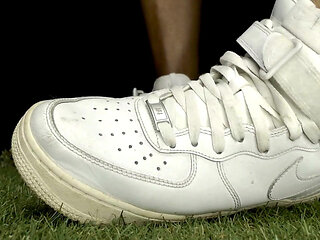 Monsters Feet Sneakers Growth - the Ancient Foot Giantess, Growth Fetish, Sneakers Ripping Fantasy